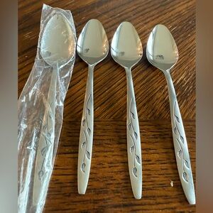 Nasco Haiti Teaspoons Vintage Stainless lot of 4‎